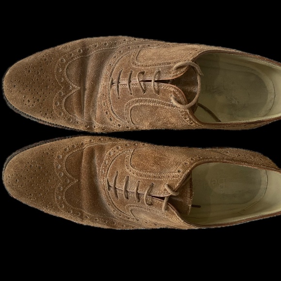 Berluti suede oxfords main image 5